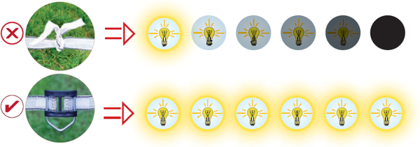 Paquete 5 Unidades Broche para Union de Cinta 20 mm