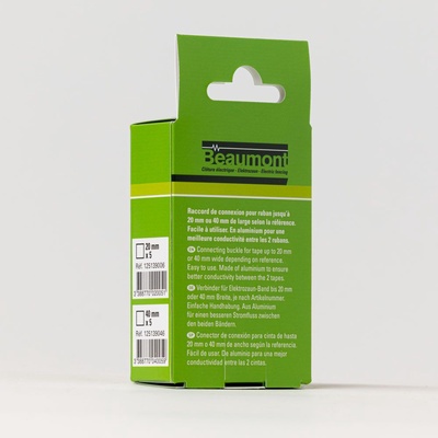 Paquete 5 Unidades Broche para Union de Cinta 20 mm