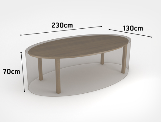 Funda Mesa Ovalada Nortene 230x130x70