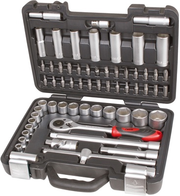 Maletin Herramientas Ratio 62 Piezas Chr-v Ratio