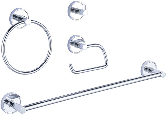 Juego 4 Accesorios Ba�o Crome