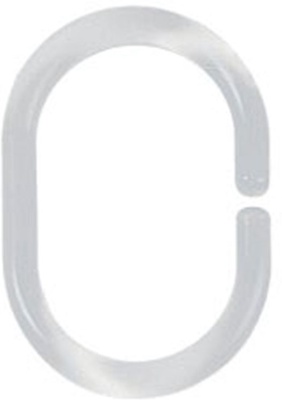 12 Anillas Blancas Cortina Ba�o 