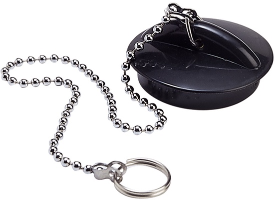 Tap�n Fregadero Habitex Goma 44mm cadena 25cm