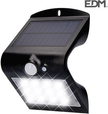 Luz e 1,5w 220 Lumen Recargable con Sensor de Presencia negro