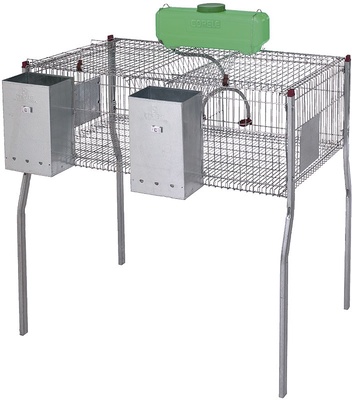 Jaula para Conejos Penta 2 Suelo Metalico