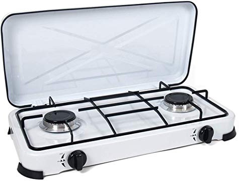 Cocina Camping Portatil Gas 2 Fuegos Super Ego 