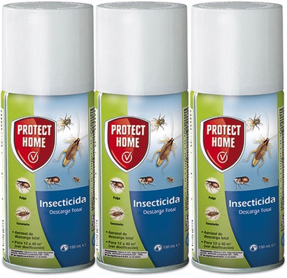 Pack 3 unidades Insecticida Solfac Forte Descarga Total 150ml