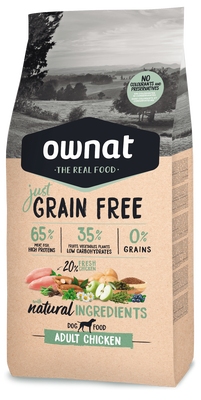 Pienso Perros Ownat Just Grain Free Adult Pollo 3 kg Pienso Perros Ownat Just Grain Free Adult Pollo 3 kg