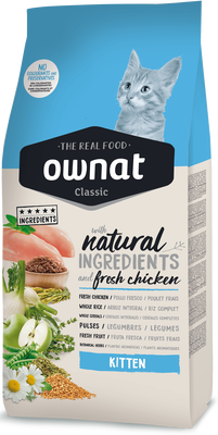 Pienso Gatos Ownat Classic Kitten 1,5 kg
