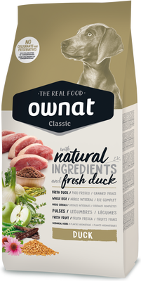 Pienso Perros Ownat Classic Duck 15 kg