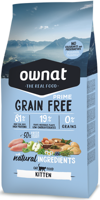 Pienso Gatos Ownat Prime Grain Free Kitten 3 Kg Pienso Gatos Ownat Prime Grain Free Kitten 3 Kg
