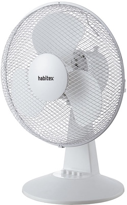 Ventilador Sobremesa Blanco Mod.s40. Habitex