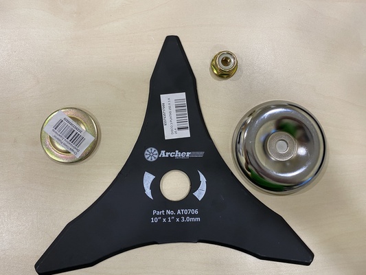 Kit Disco Desbrozadora Puntas + Chapa Superior+ Protector+ Tuerca M10