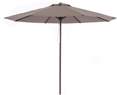 Parasol / Sombrilla de Aluminio Imitaci�n Madera con Toldo de 3 metros