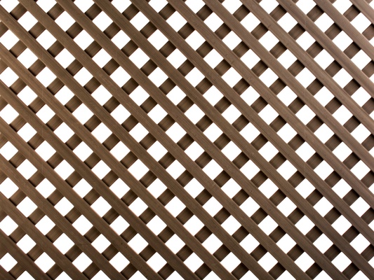 Celosia Fija de Pvc 18mm Marron 1x2m Celosia Fija de Pvc 18mm Marron 1x2m