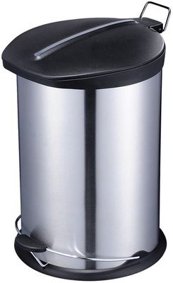 Cubo Pedal Sanitario Habitex Tapa Negra 5l