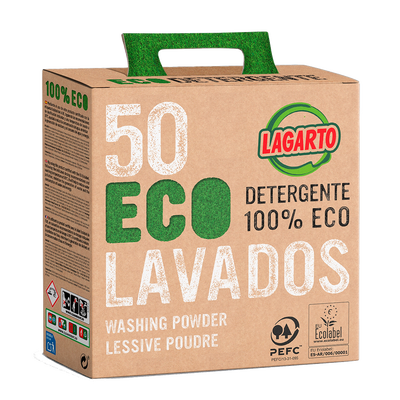 Detergente Maleta Lagarto Ecol�gica 50 Lavados 2550gr
