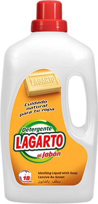 Detergente Lagarto Al Jabon 18 Lavados Detergente Lagarto Al Jabon 18 Lavados