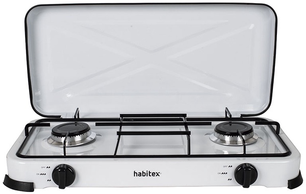 Cocina Portatil Gas 2 Fuegos Camping Habitex Camper 2