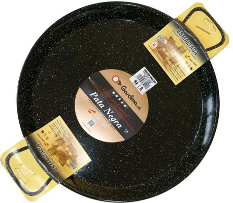 Paellera Esmaltada 55 cm Pata Negra