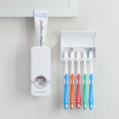 Dispensador Pasta Dent.+soporte Cepillos