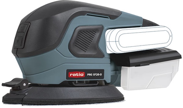 Lijadora Delta Pro XF20-D 20V S/bateria