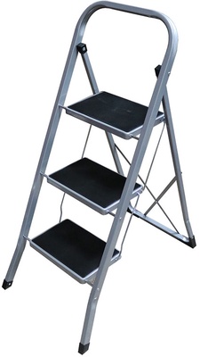 Escalera Acero 3 Peldaños Habitex Escalera Acero 3 Peldaños Habitex