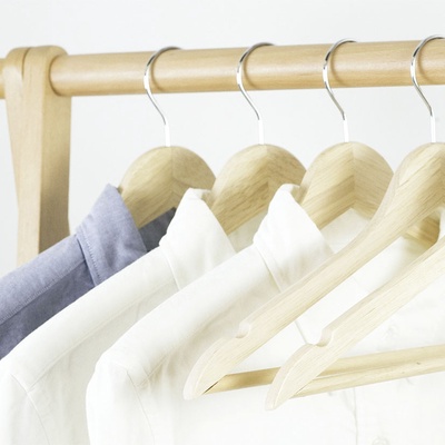 Percha Madera Recta Juego 20 Uds Habitex