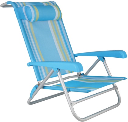 Silla Playa Aluminio/Textilene  4 unidades