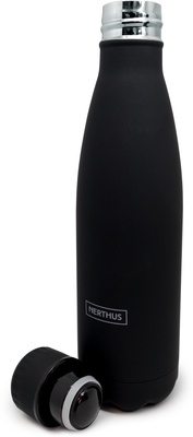 Botella Térmica acero 500 ml Negra Botella Térmica acero 500 ml Negra