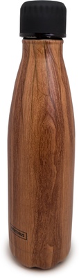 Botella de Doble Pared de acero Inoxidable Madera