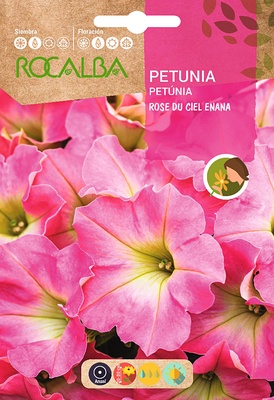 Semilla Petunia Rose Du Ciel Enana