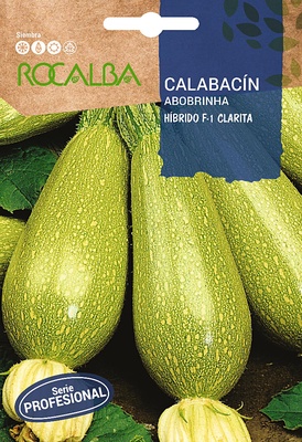 Semilla Profesional Calabacin Clarita F-1 Semilla Profesional Calabacin Clarita F-1