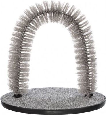 Arco de Masaje y Cuidado del Pelaje, Gato, 36 × 33 Cm, Gris Arco de Masaje y Cuidado del Pelaje, Gato, 36 × 33 Cm, Gris