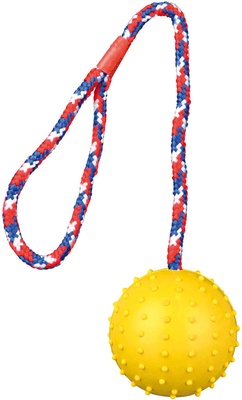 Pelota con Cuerda, Caucho Natural, �5 Cm, 1.00 m