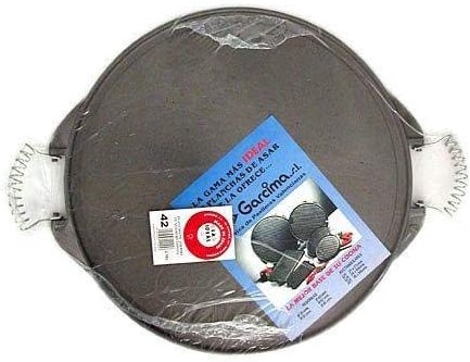 Plancha Hierro Fundido Garcima Redonda Esmaltada 52 cm