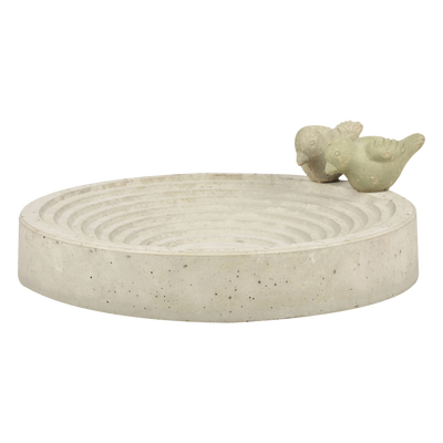 Baño de Pajaros de Hormigon L Baño de Pajaros de Hormigon L