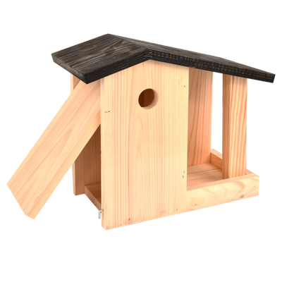 Casita y Mesa para Pajaros 2 en 1