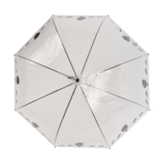 Paraguas Transparente Pajaros Sobre Alambre