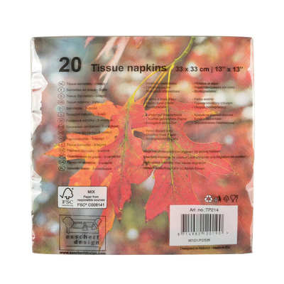 Servilletas de Papel Seta Venenosa / Hojas