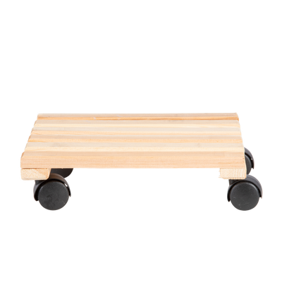 Carro Porta Macetas Madera 