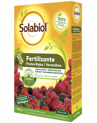 Solabiol Fertilizante Granulado para Frutos Rojos 750gr