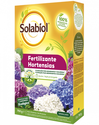 Solabiol Fertilizante Granulado para Hortensias 750gr