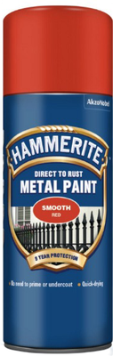Esmalte Aerosol Hammerite Rojo 400 ml