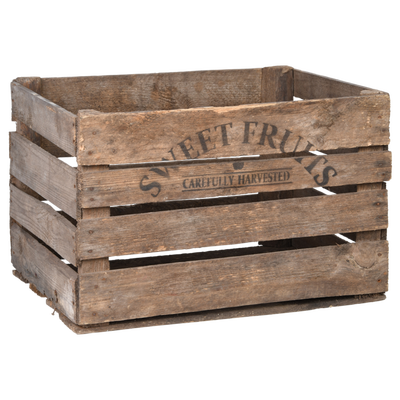 Caja de Madera para Frutas Antigua