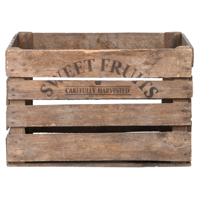 Caja de Madera para Frutas Antigua