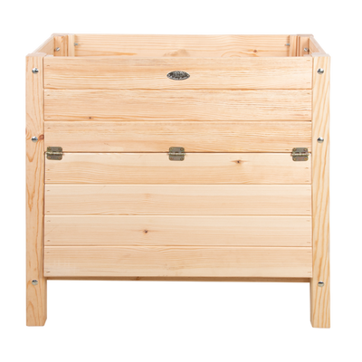 Mesa de Cultivo Elevada con Compartimento de Almacenamiento