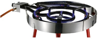 Paravientos inoxidable 86x7x2 cm