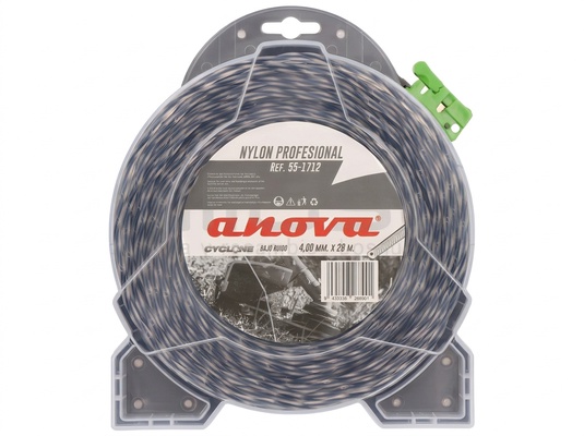 Hilo Desbrozadora Nylon Cyclone 4,0 mm 28 Metros Hilo Desbrozadora Nylon Cyclone 4,0 mm 28 Metros