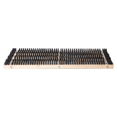 Felpudo Limpia Botas Cepillo Madera de Haya